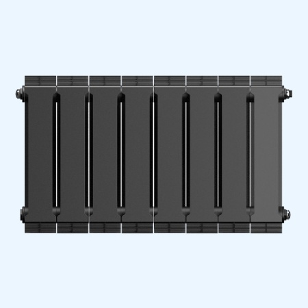 PianoForte 300 /Noir Sable - 8 секций Royal Thermo Радиатор биметаллический